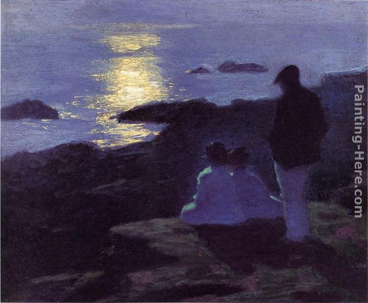Edward Potthast A Summer's Night